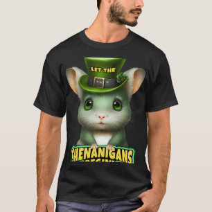 Lass The Shenanigans Begin St Patrick s Chinchilla T-Shirt