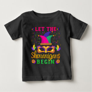 Lass The Shenanigans Festival Mardi Gras Baby T-shirt