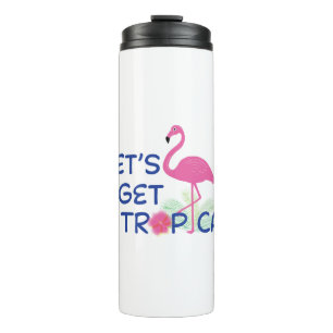 Lass-Tropical-Pink-Flamingo Summer Thermosbecher