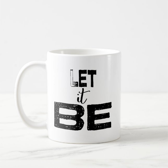 Lass: Typografie-Zitat Kaffeetasse (Links)