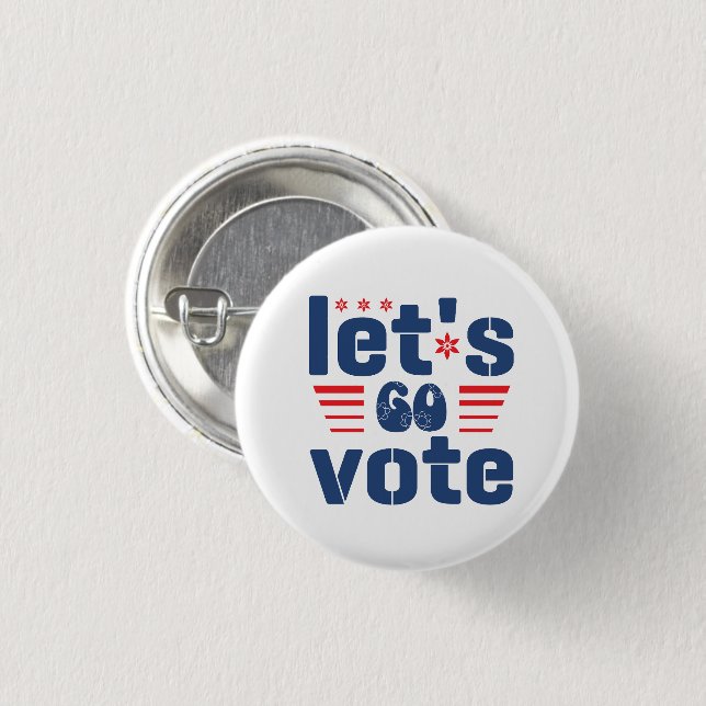 Lass uns abstimmen button (Vorne & Hinten)
