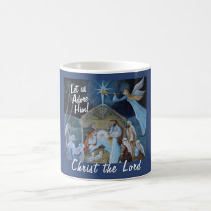 Lass uns Adore Ihm! Christus der Herr, Geburt Kaffeetasse