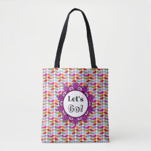 Lass uns Boho farbenfrohe Leaf und Mandala gehen