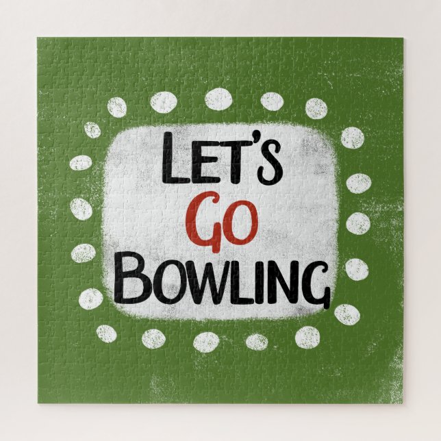 Lass uns Bowling Jigsaw Puzzle gehen (Vertikal)