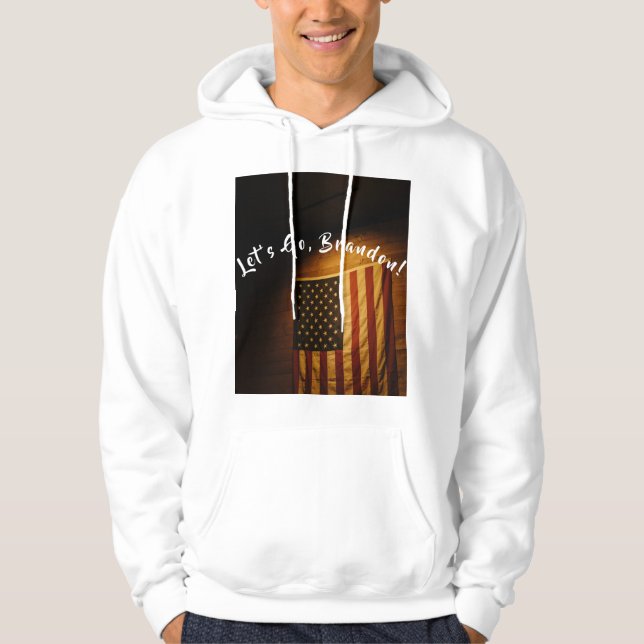 Lass uns Brandon #14 gehen Hoodie (Vorderseite)