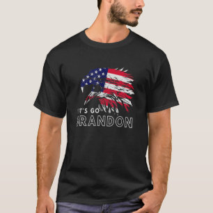 Lass uns Brandon Funny Anti Joe Biden Political ge T-Shirt