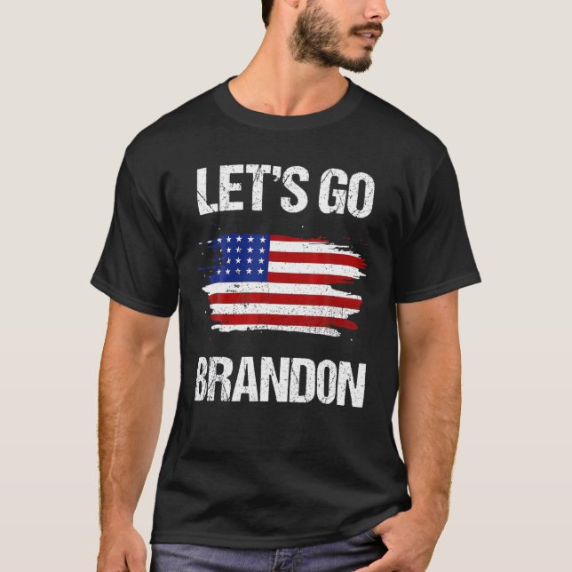 Lass uns Brandon Funny Chant gehen T-Shirt (Vorderseite)