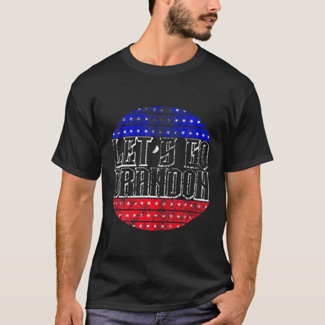 Lass uns Brandon Funny loslassen T-Shirt (Vorderseite)