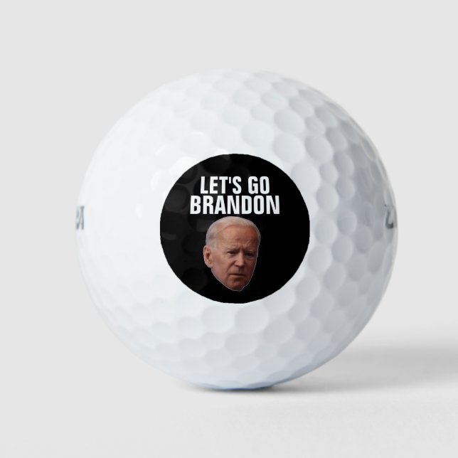 LASS UNS BRANDON GEHEN! BIDEN GOLF BALLS GOLFBALL (Vorderseite)