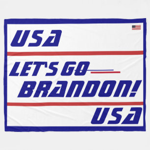 Lass uns Brandon gehen! Fleecedecke