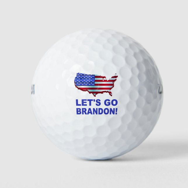 Lass uns Brandon gehen! Golfball (Vorderseite)