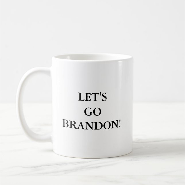 Lass uns Brandon gehen! Kaffeetasse (Links)