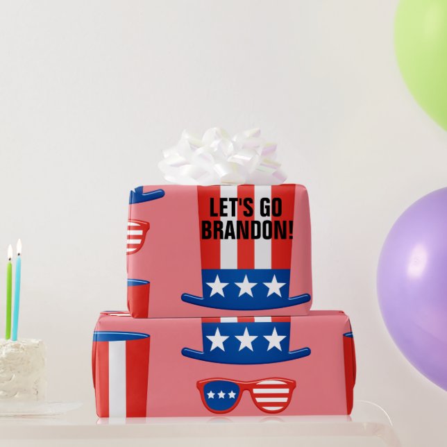 LASS UNS BRANDON GEHEN! PAPIER GESCHENKPAPIER (Partygeschenke)