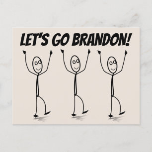 LASS UNS BRANDON GEHEN! POSTKARTEN