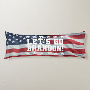 LASS UNS BRANDON GEHEN! [Schriftart 6] Körperkiss Seitenschläferkissen