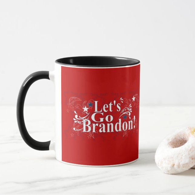 Lass uns Brandon-Kaffee-Tasse machen Tasse (Mit Donut)