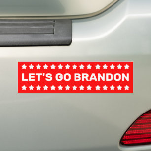 Lass uns Brandon losgehen Autoaufkleber