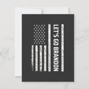 Lass uns Brandon losgehen Dankeskarte