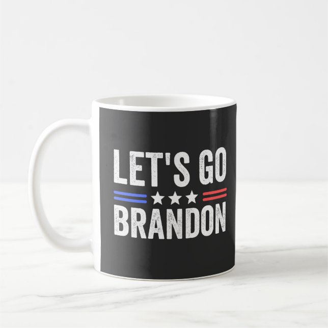 Lass uns Brandon losgehen Kaffeetasse (Links)