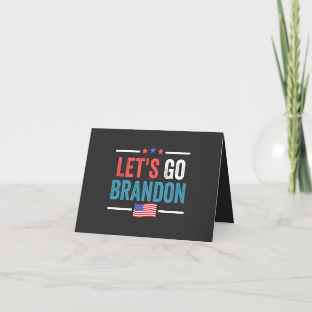 Lass uns Brandon losgehen Karte (Vorderseite)