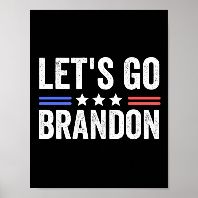 Lass uns Brandon losgehen Poster (Vorne)