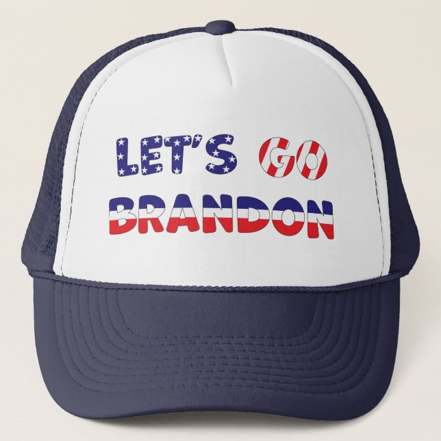 Lass uns Brandon losgehen Truckerkappe (Vorderseite)