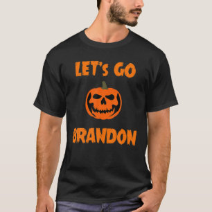 Lass uns Brandon Pumpkin Halloween Kostüm Funny F. T-Shirt