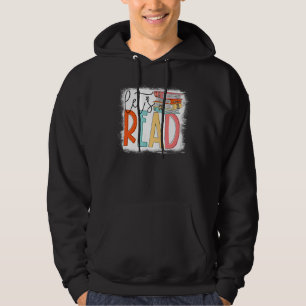 Lass uns Buch Gebleichtes Lesebuch lesen Bücherw Hoodie