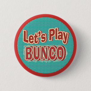 Lass uns Bunco spielen Button