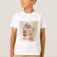 Lass uns Camping gehen Rustikale Woodsy Campground