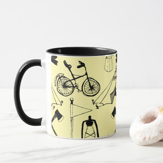 Lass uns Camping Tasse gehen (Mit Donut)