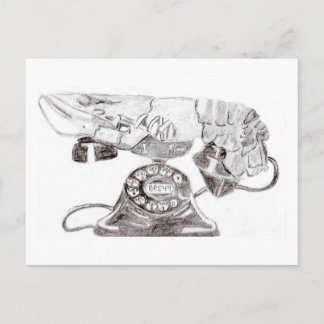 Lass uns Chat machen! Postkarte