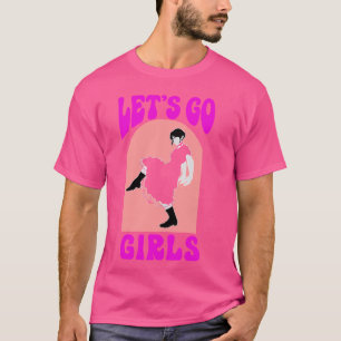 Lass uns Cowgirls Country Music Retro Funny Wednes T-Shirt