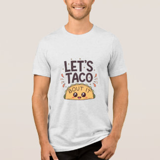 Lass uns darüber sprechen T-Shirt lustig Tri-Blend Shirt