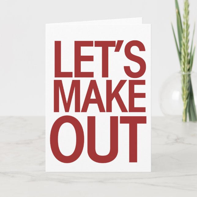 Lass uns das herausfinden feiertagskarte (Vorderseite)