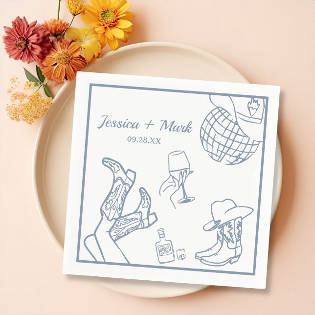 Lass uns den Junggeselinnen-Abschied Girl Nashvill Serviette (Von Creator hochgeladen)