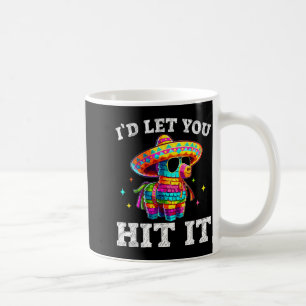 Lass uns die Cinco de Mayo-Piñata-Shirt für Männer Kaffeetasse