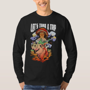 Lass uns einen Ausflug Schweinezuchtbetrieb rauche T-Shirt