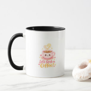 Lass uns einen Kaffee trinken! Süße Kawaii-Kaffeet Tasse