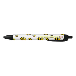 Lass uns einige Notizen machen, süßer Hummelstift Kugelschreiber