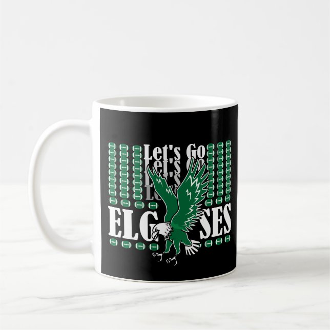 Lass uns Elgses Funny Meme gehen Kaffeetasse (Links)
