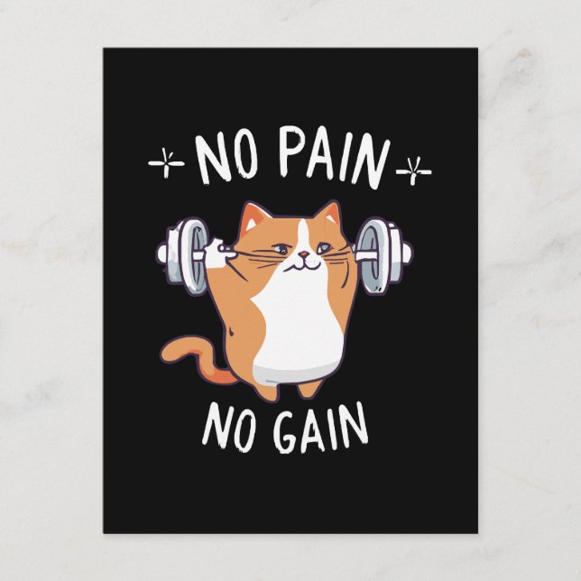 Lass uns etwas Muskel bauen! Gym Time! Begleitkarte (Vorderseite)