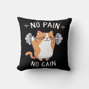 Lass uns etwas Muskel bauen! Gym Time! Kissen