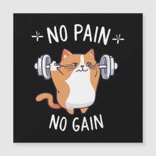 Lass uns etwas Muskel bauen! Gym Time! Magnetkarte