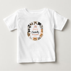 Lass uns feiern Katze 5. Geburtstag Benutzerdefi Baby T-shirt