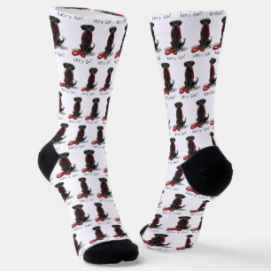 Lass uns gehen! Black Labrador Retriever - Niedlic Socken