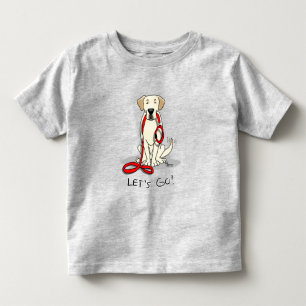 Lass uns gehen! Gelbes Labrador Retriever - Niedli Kleinkind T-shirt