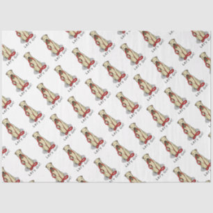 Lass uns gehen! Walk Wheaten Terrier Dog (Weizen 1 Seidenpapier