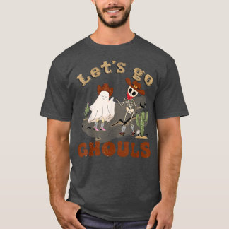 Lass uns Ghouls gehen, Skelett tanzen, Funny Retro T-Shirt