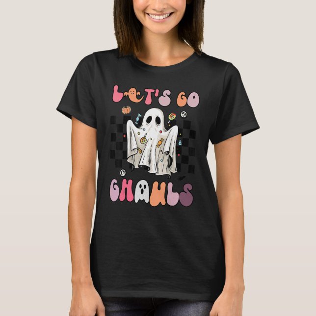 Lass uns Ghouls Halloween Ghost Hippie Kostüm Ret  T-Shirt (Vorderseite)